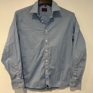 Untuckit Button Up Long Sleeve Shirt Men’s Size Large Blue